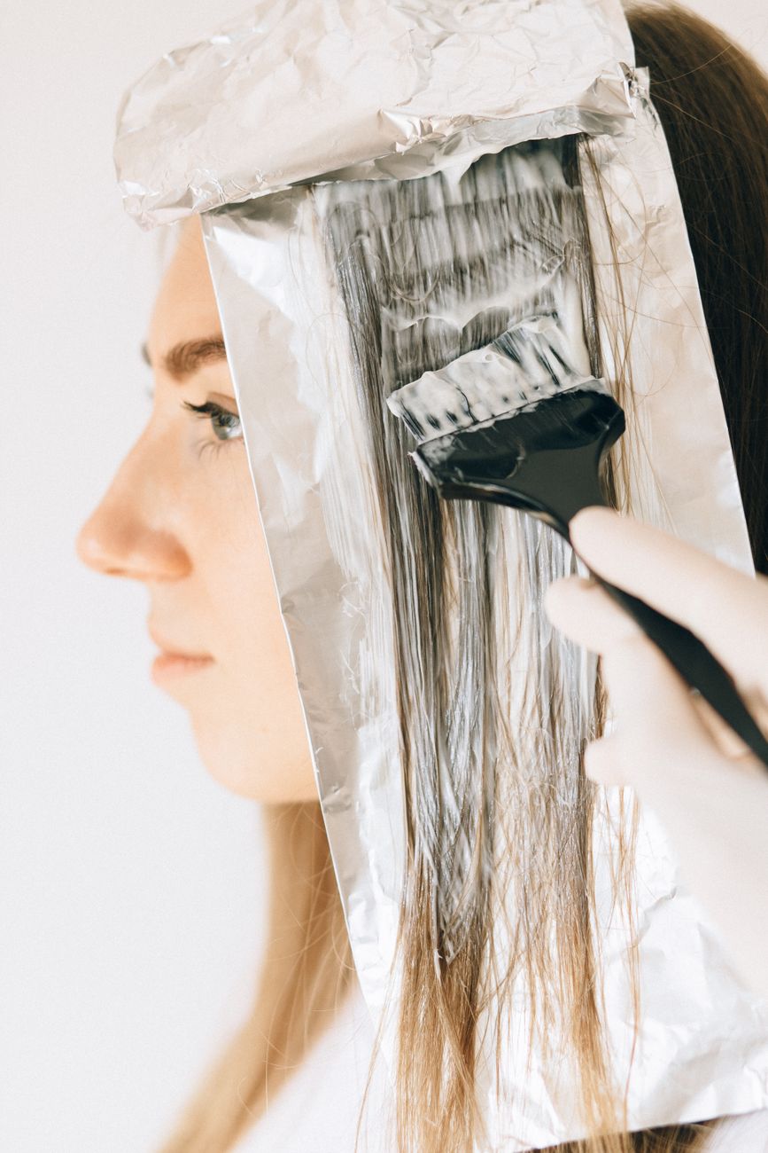 Färben im Salon Klara